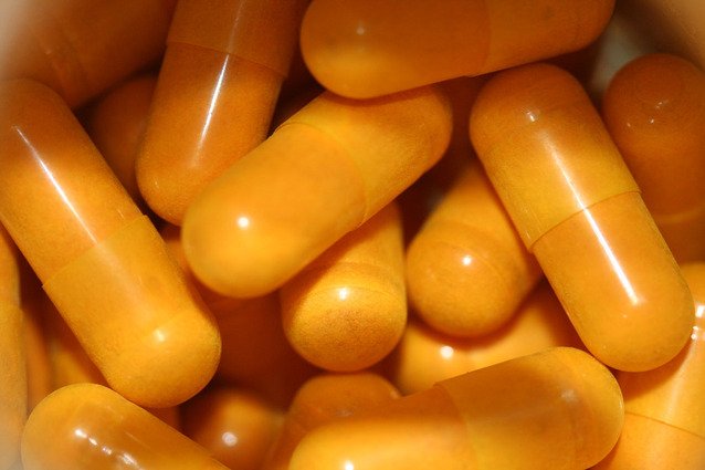 oranžové vitamínové doplňky
