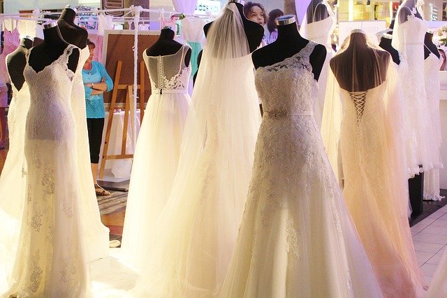 výběr svatebních šatů